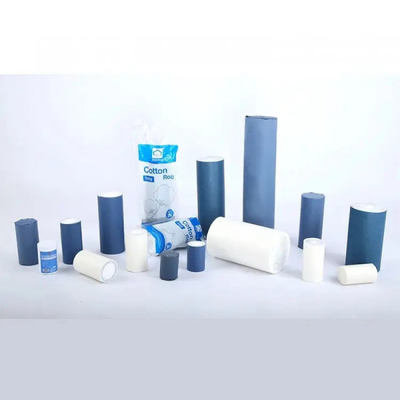 Bawang Roll Absorbent Medis Putih 100% Wool Steril Non-steril Pemotong Kepala Umum
