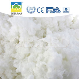 Hospital Bleached Organic Cotton Fiber Absorbent For Wound Dressing